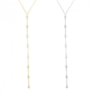 COVA LARIAT DAINTY NECKLACE