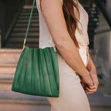 Load image into Gallery viewer, CARRIE PLEATED SHOULDER BAG | IVORY