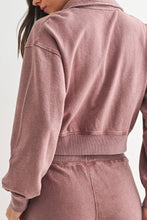 Load image into Gallery viewer, HIGHLAND JACQUARD COLLAR PULLOVER | ROSE TAUPE