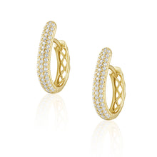 Load image into Gallery viewer, DAPHNE PAVE HOOPS | SAHIRA