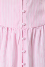 Load image into Gallery viewer, OLIVIA BUTTON DOWN TIERED MAXI DRESS | LT PINK
