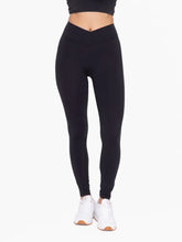 Load image into Gallery viewer, BETSY CROSSOVER WAIST LEGGINGS