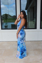 Load image into Gallery viewer, ALANI FLORAL MAXI DRESS | BLUE