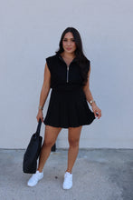 Load image into Gallery viewer, SANDRA PLEATED ROMPER | BLACK