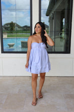 Load image into Gallery viewer, AMERICANA DREAM BABYDOLL MINI DRESS | LT BLUE