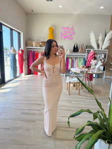 LUCIA KNIT MAXI | BEIGE