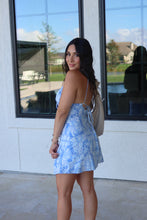 Load image into Gallery viewer, MALLY PATCHED MINI DRESS | LT BLUE