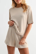 Load image into Gallery viewer, LANI LOUNGE SHORT SET | NATURAL