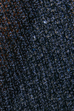 Load image into Gallery viewer, ROWAN SEQUIN PONCHO | NAVY