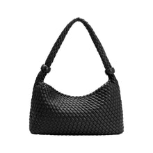Load image into Gallery viewer, QUINN RECYCLED VEGAN SHOULDER BAG | BLACK