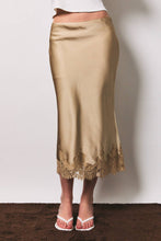 Load image into Gallery viewer, LIVIA LACE TRIM MIDI SKIRT