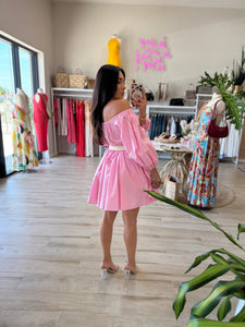 ANNE OFF THE SHOULDER MINI DRESS | FINAL SALE