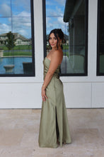 Load image into Gallery viewer, OLIVIA BIAS MAXI DRESS | SAGE