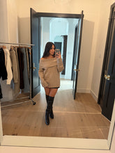 Load image into Gallery viewer, AURORA CABLE KNIT SWEATER TOP | TAUPE