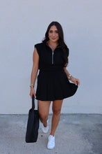 Load image into Gallery viewer, SANDRA PLEATED ROMPER | BLACK