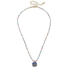 Load image into Gallery viewer, SWEET TREATS MACAROON MINI PEARL BEADED NECKLACE
