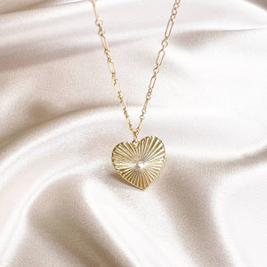 SOULMATE HEART NECKLACE | GOLD  FILLED