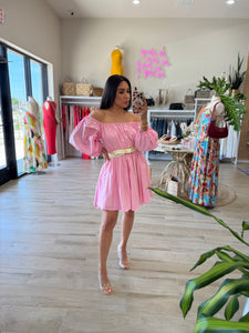 ANNE OFF THE SHOULDER MINI DRESS | FINAL SALE