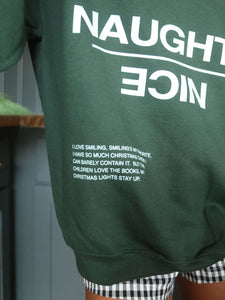 NAUGHTY AND NICE SWEATSHIRT | FINAL SALE