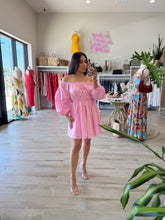 Load image into Gallery viewer, ANNE OFF THE SHOULDER MINI DRESS | FINAL SALE