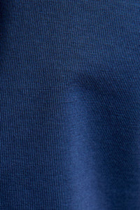 NATASHA V-NECK RUFFLE TIE FRONT KNIT TOP | NAVY