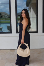 Load image into Gallery viewer, CRUZ ONE SHOULDER RUCHED TOP | NAVY