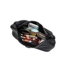 Load image into Gallery viewer, QUINN RECYCLED VEGAN SHOULDER BAG | BLACK