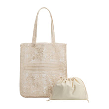 Load image into Gallery viewer, AIRE CROCHET TOTE BAG | NATURAL