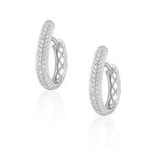 Load image into Gallery viewer, DAPHNE PAVE HOOPS | SAHIRA