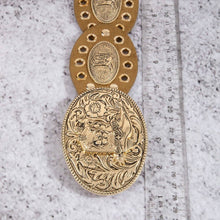 Load image into Gallery viewer, TEXAS WESTERN CONCHO BUCKLE BELT