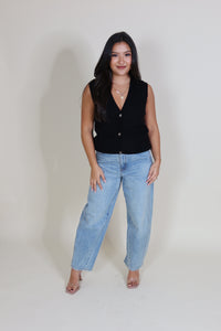 BREE BARREL DENIM PANTS