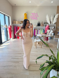 LUCIA KNIT MAXI | BEIGE