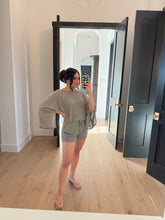 Load image into Gallery viewer, ELARA BOAT NECK SHORTS SET | OLIVE HAZE