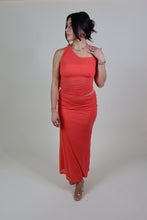 Load image into Gallery viewer, AURA MESH CUT OUT MAXI DRESS | CORAL