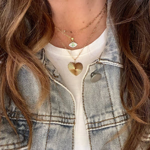 SOULMATE HEART NECKLACE | GOLD  FILLED
