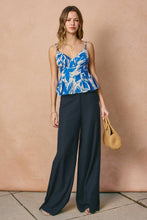 Load image into Gallery viewer, ADELINE LINEN BLEND WIDE LEG PANTS | IVORY