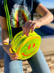 JELLY HANDBAG | YELLOW SMILEY FACE