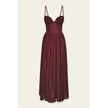 Load image into Gallery viewer, MULBERRY SHADOW CORSET MAXI DRESS
