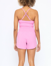 Load image into Gallery viewer, OTG CROSS BACK ACTIVE ROMPER | PINK