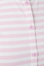 Load image into Gallery viewer, TIFFANY HIGH NECK STRIPE KNIT TOP | BABY PINK