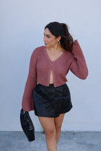 Load image into Gallery viewer, LUCY FAUX LEATHER SKORT