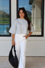 Load image into Gallery viewer, KINSLEY KNIT CARDIGAN TOP | HEATHER GREY