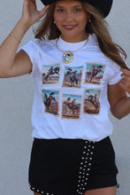 Load image into Gallery viewer, VINTAGE RODEO STAMP TEE | WHITE