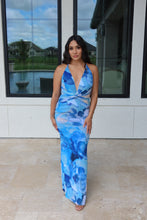 Load image into Gallery viewer, ALANI FLORAL MAXI DRESS | BLUE