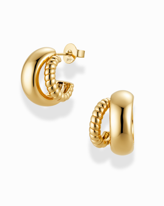 CONRAD TEXTURED HOOPS | MOD + JO
