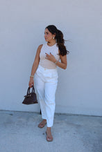 Load image into Gallery viewer, REAGAN SLEEVELESS BODYSUIT | CREAM