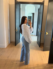 Load image into Gallery viewer, BELLA CROCHET CARDIGAN | BABY BLUE