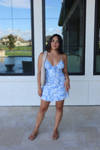 Load image into Gallery viewer, MALLY PATCHED MINI DRESS | LT BLUE