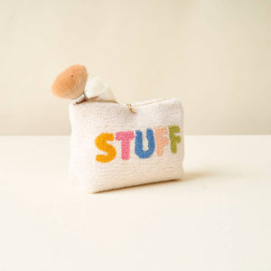 "STUFF" TEDDY POUCH | MULTI