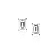 Load image into Gallery viewer, KATIE EMERALD CUT STUDS | SAHIRA